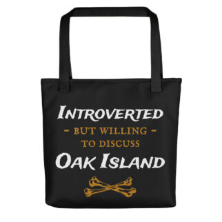 Introverted Oak Island Tote Bag
