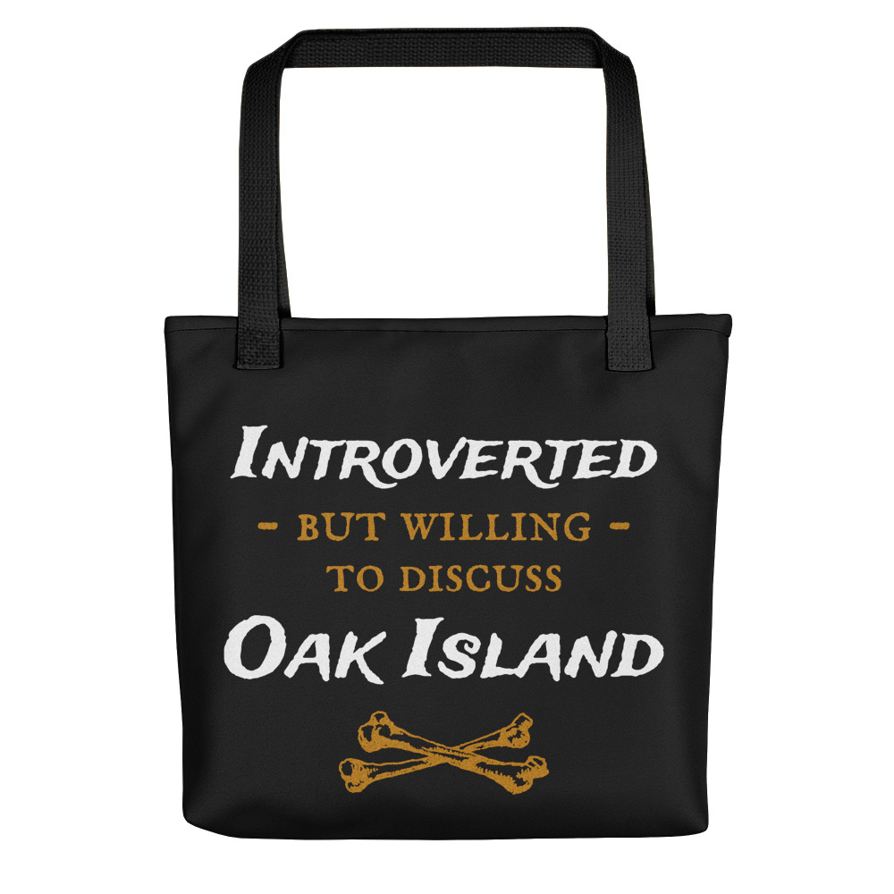 Introverted Oak Island Tote Bag