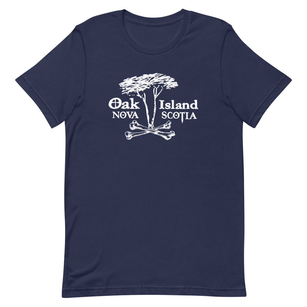 Oak Island NS Trees and Bones Men's T-Shirt - Image 2