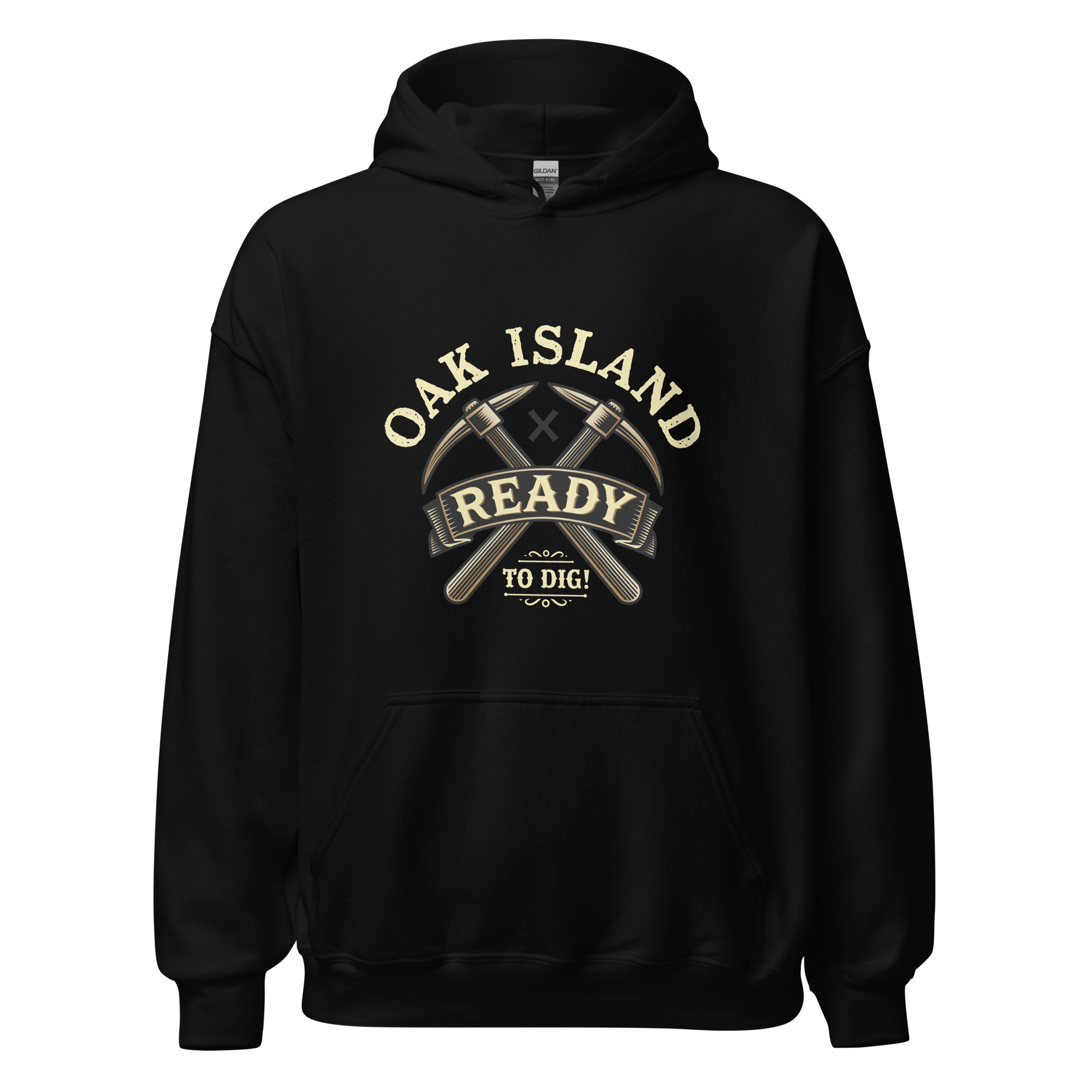 "Ready to Dig" Men's Oak Island Mystery Hoodie