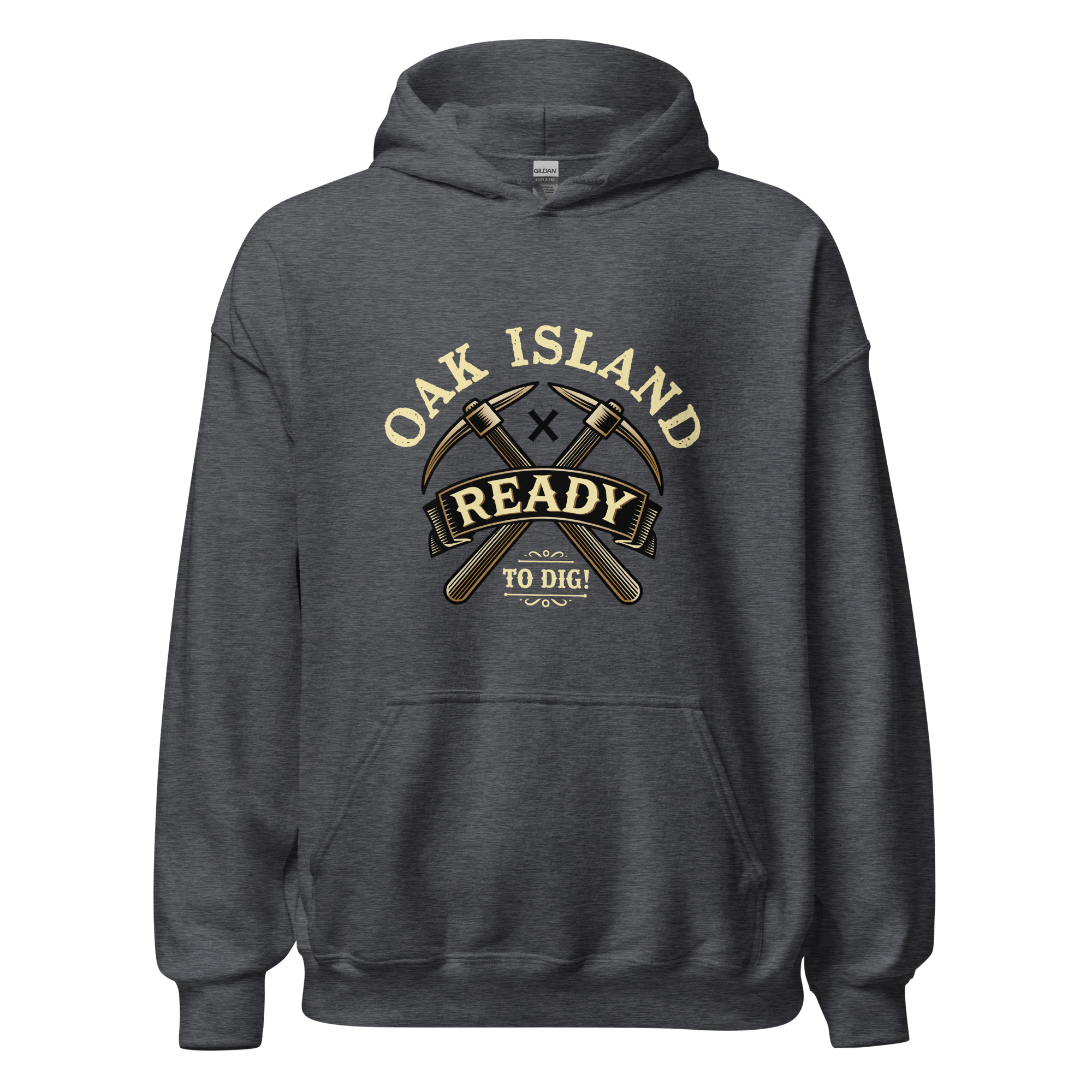 "Ready to Dig" Men's Oak Island Mystery Hoodie - Image 4