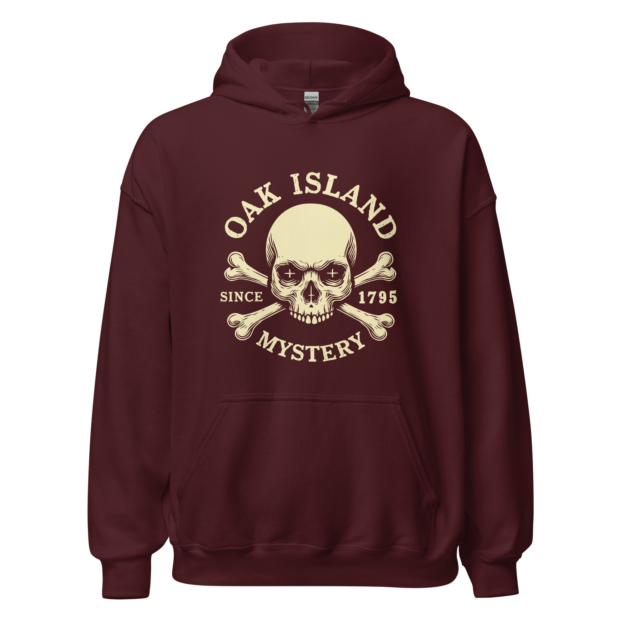 Oak Island Mystery Since 1795 Men's Hoodie - Image 3