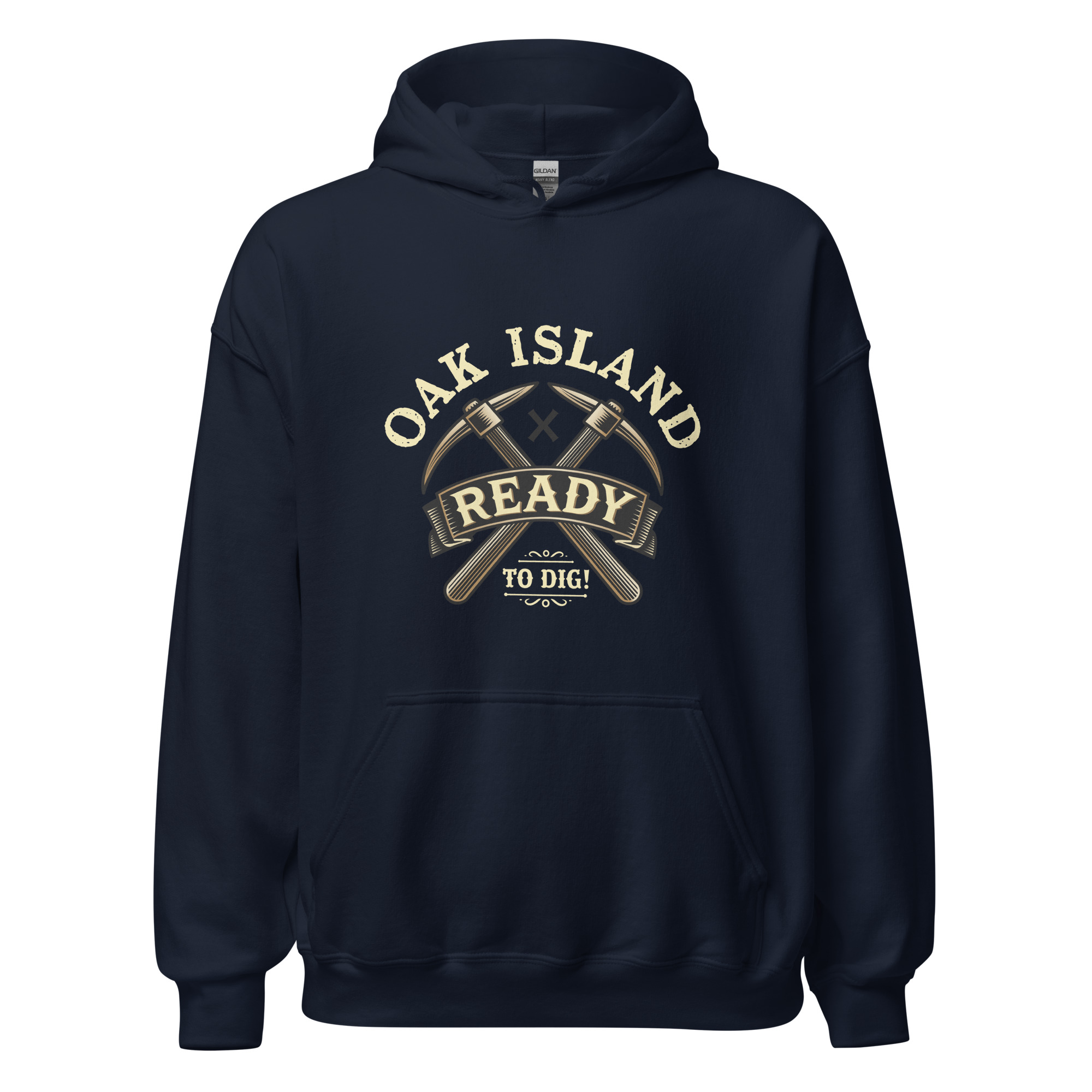 "Ready to Dig" Men's Oak Island Mystery Hoodie - Image 2